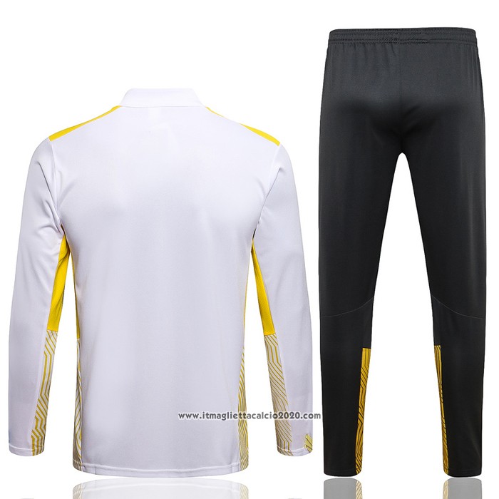 Tuta da Track Felpa Borussia Dortmund 2021 2022 Bianco